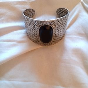 Silver and Black Vintage Bracelet